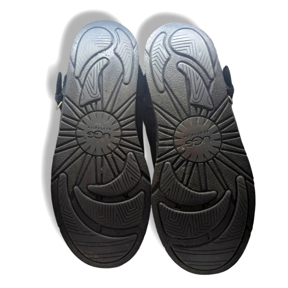 UGG | Australia Becket II Black Suede Sherpa Lined Women's Size 9 - Picture 7 of 7